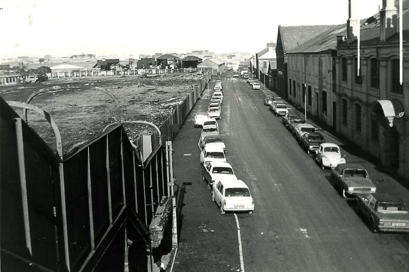The entrance to the Steelworks Bridge from Mainsforth Terrace. Who remembers this? Photo: Hartlepool Library Service.