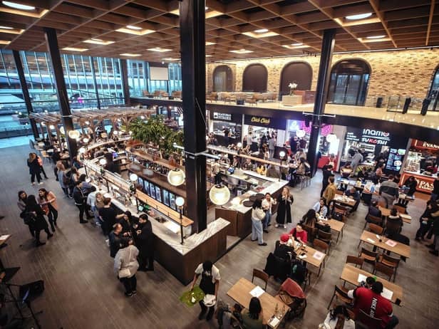 Image of how food hall on the junction of King Street To Market Place could look
