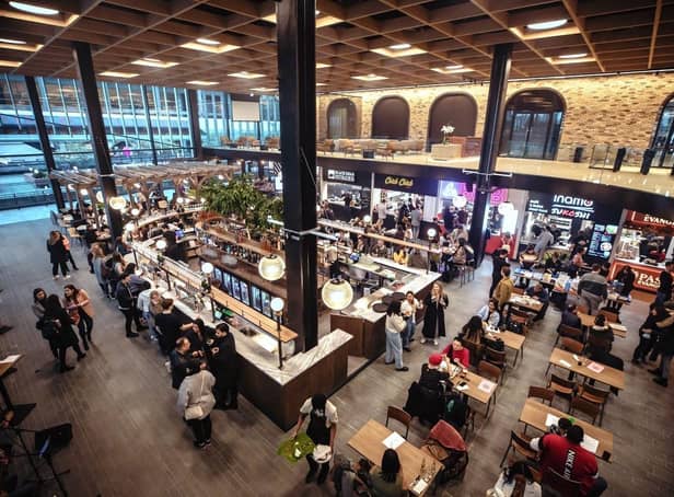 Image of how food hall on the junction of King Street To Market Place could look