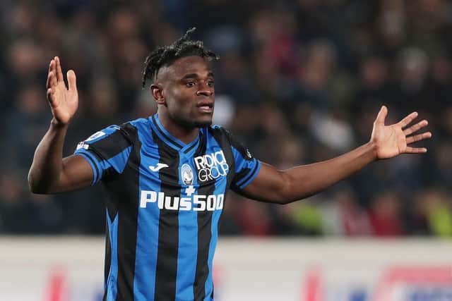 Atalanta striker Duvan Zapata could be allowed to leave Serie A on a cut-price deal this summer (Photo by Emilio Andreoli/Getty Images)