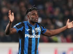 Atalanta striker Duvan Zapata could be allowed to leave Serie A on a cut-price deal this summer (Photo by Emilio Andreoli/Getty Images)