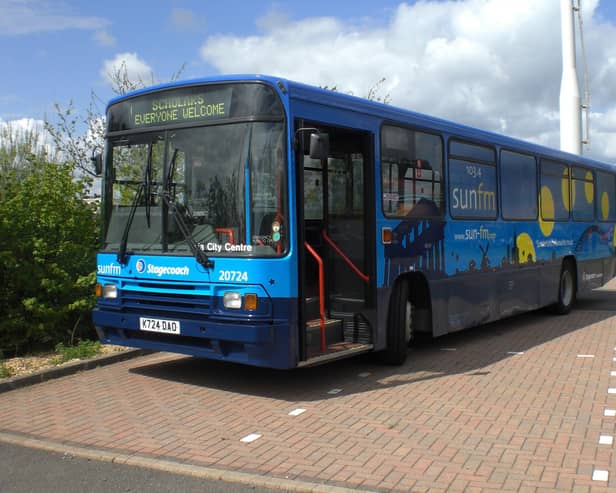 Bus passenger figures.