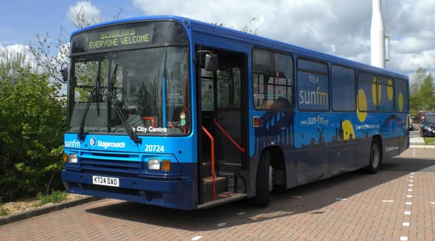 Bus passenger figures.