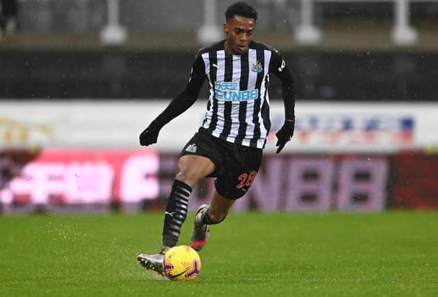 Joe Willock is on loan at Newcastle United from Premier League rivals Arsenal. (Photo by Stu Forster/Getty Images)