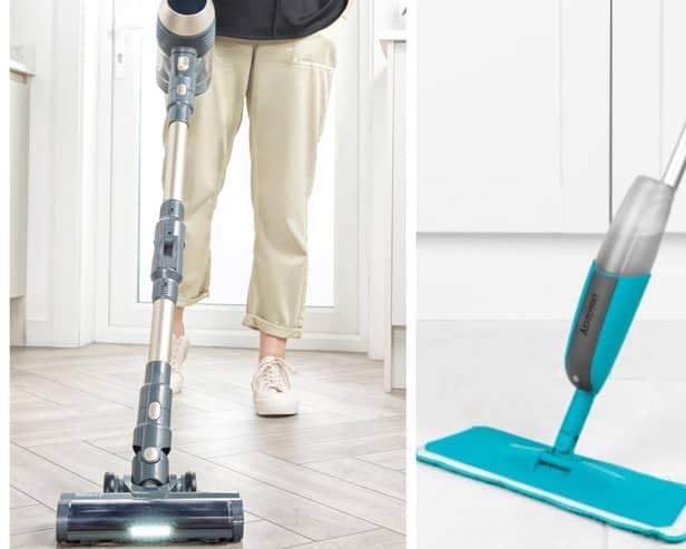 The Beldray Smartflex Cordless Vacuum Cleaner and Beldray Classic Spray Mop