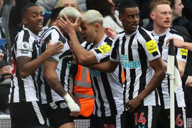 Wins over Spurs and Everton have enhanced Newcastle United's Champions League hopes (Photo by Clive Brunskill/Getty Images)