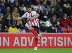Bailey Wright playing for Sunderland.