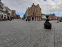 South Shields town centre fell silent last September.  