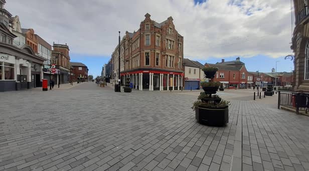 South Shields town centre fell silent last September.  