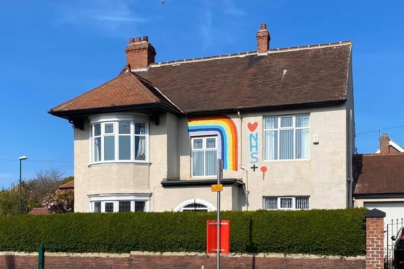 Joanne Golightly sent in this picture of a colorful house on Sunderland Road.
