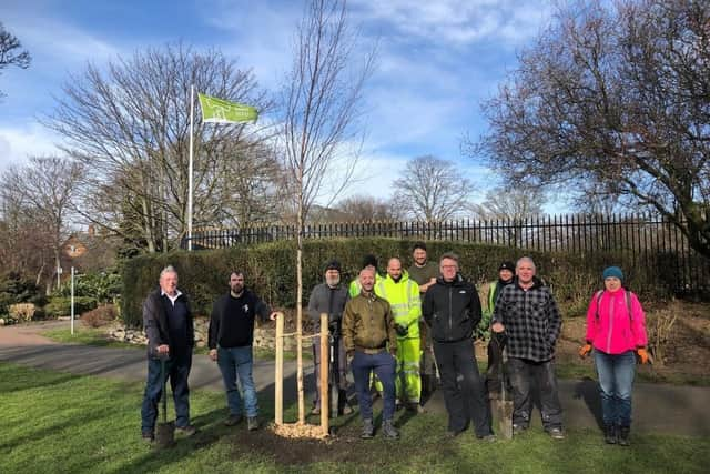 Friends of Redhead Park at tree planting event