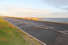 The section of the A183 Coast Road in South Shields that will be realigned.