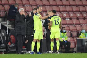 Andy Carroll is replaced by Callum Wilson.