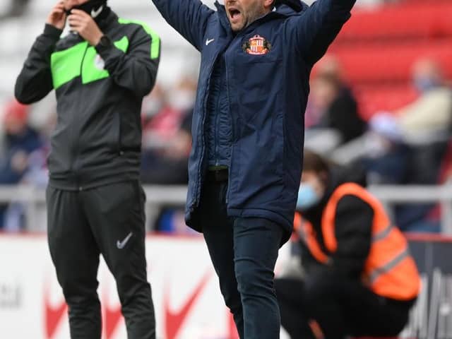 Sunderland boss Lee Johnson looks for improvements for his squad but is dealt an injury blow (Photo by Stu Forster/Getty Images)
