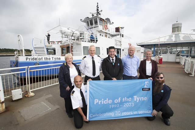 Shields Ferry ship celebrates 30 years of service across River Tyne with celebrations including 45p fees