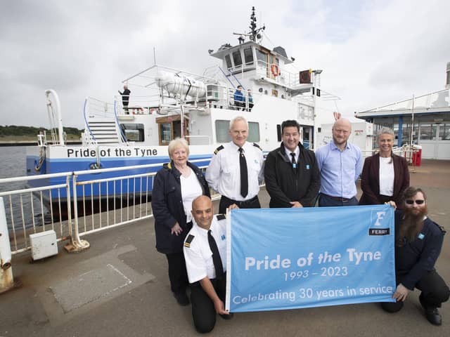 Shields Ferry ship celebrates 30 years of service across River Tyne with celebrations including 45p fees