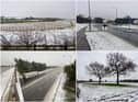 Snow has covered parts of the North East.