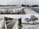 Snow has covered parts of the North East.