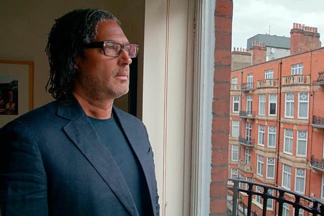 David Olusoga in Montagu Mansions, Marylebone, London, for his new series of A House Through Time: Two Cities At War (Picture: BBC/Twenty Twenty)