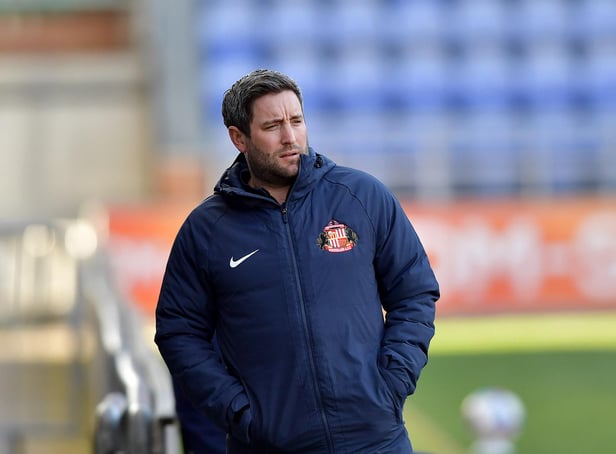 Sunderland head coach Lee Johnson