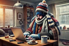 Heavy layering is the secret of keeping warm... and occasionally scaring your neighbours.