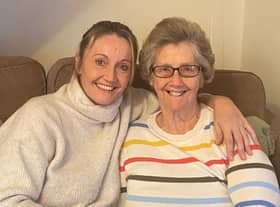Nicola Marlborough with mum Ann.