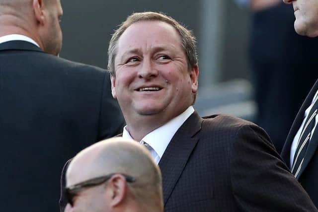 Mike Ashley has been unveiled as the wealthiest person in the North East in the latest Sunday Times Rich List.
Photograph: Owen Humphreys/PA Wire.