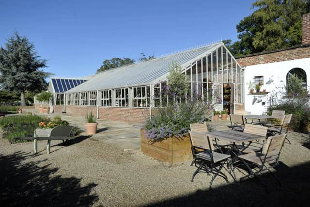 The Victorian glass house was restored in 2016