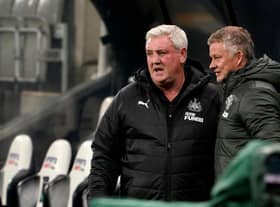 Steve Bruce and Ole Gunnar Solskjaer.