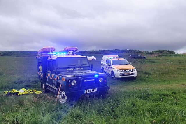 Rescue teams were called to Marsden early  on Friday./Photo: Sunderland Coastguard Rescue Team