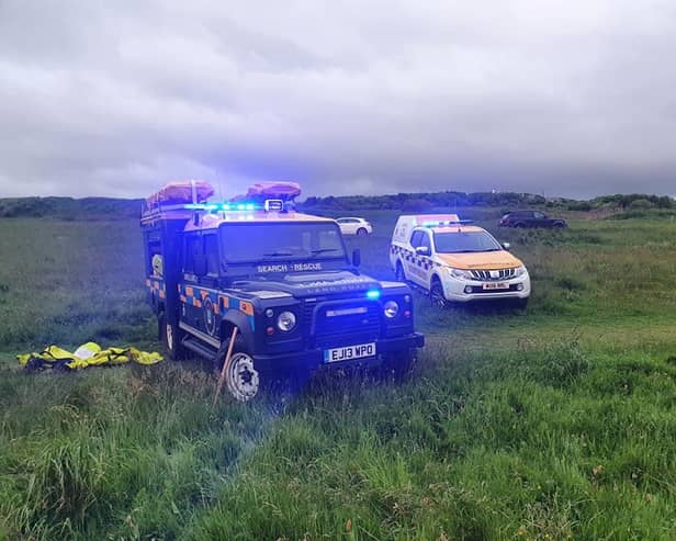Rescue teams were called to Marsden early  on Friday./Photo: Sunderland Coastguard Rescue Team