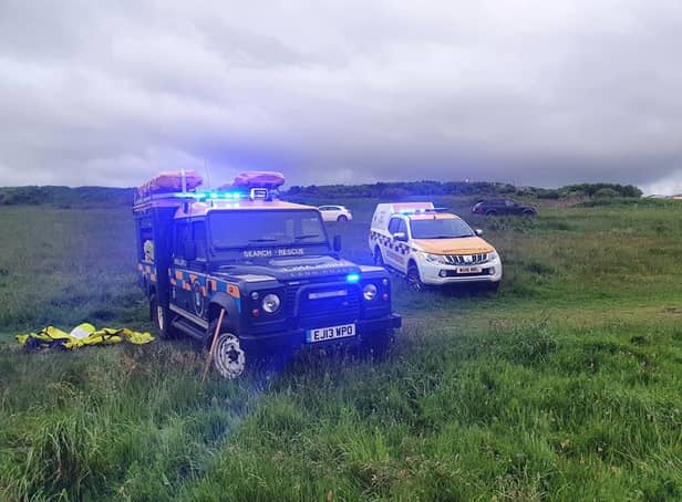 Rescue teams were called to Marsden early  on Friday./Photo: Sunderland Coastguard Rescue Team