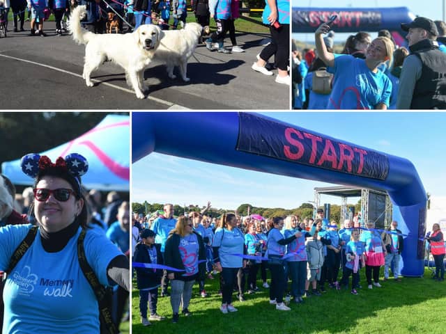 There was a big turnout for the Memory Walk.