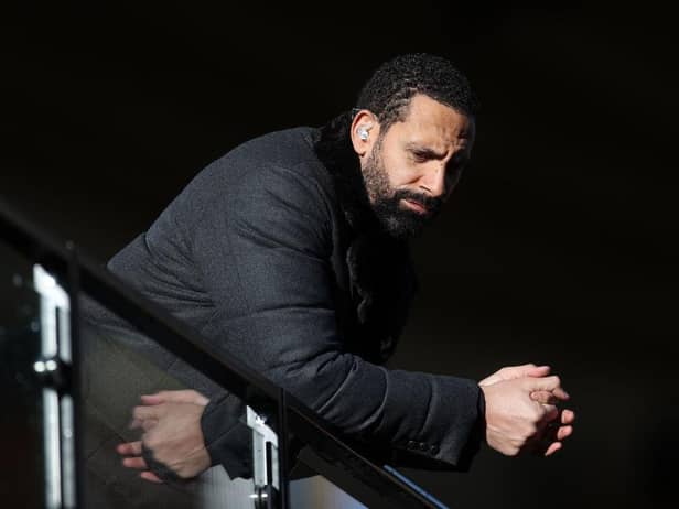 Former Manchester United defender Rio Ferdinand believes Newcastle United should 'push' to make Antonio Conte their next manager (Photo by Carl Recine - Pool/Getty Images)
