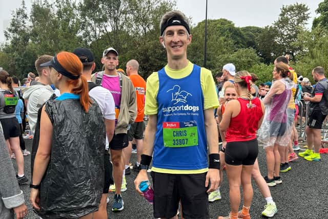 Chris Carratt at last year's Great North Run