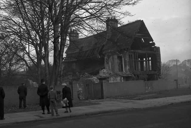 Cleadon Old House in November 1950. Cleadon features in the new book on the place names within the old County Durham.