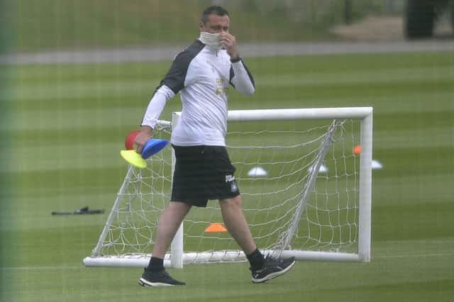 The Newcastle United squad are back in training.