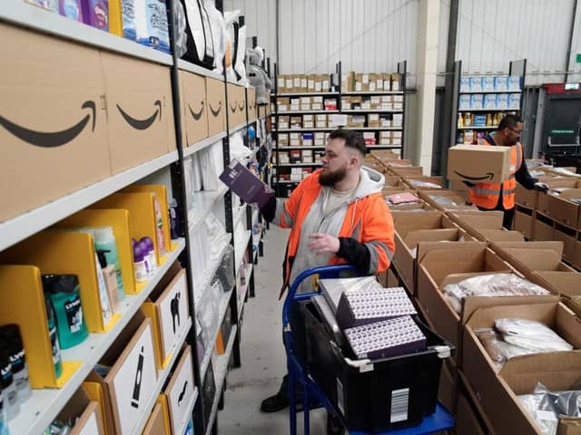 Amazon collaborating with customers and household brands to donate hygiene products to families in need via The Multibank charity.