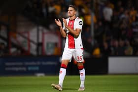 Southampton defender Jan Bednarek following Southampton's Carabao Cup Second Round victory over Cambridge United in August  (Photo by Alex Burstow/Getty Images)