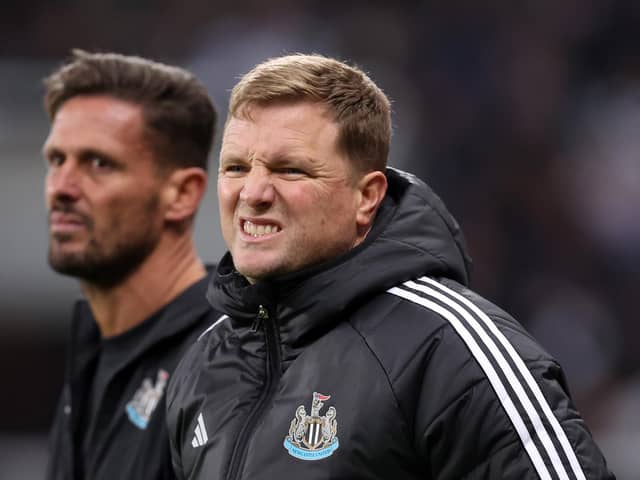 Eddie Howe, Manager of Newcastle United. 