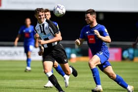 Cameron Ferguson in action for Newcastle United's youngsters at Harrogate Town. (Picture by Frank Reid)