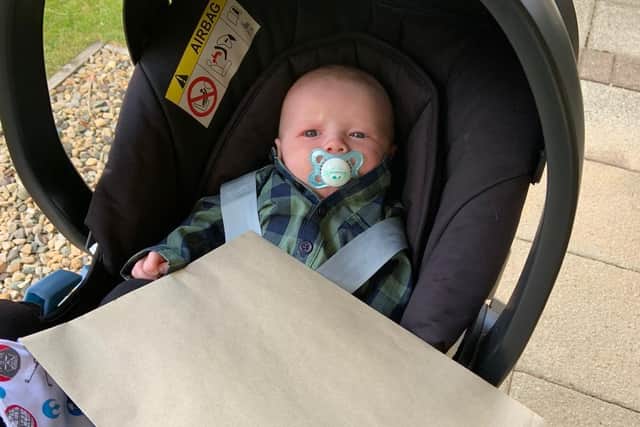 Jackson was the first lockdown baby to have his birth registered in South Tyneside.