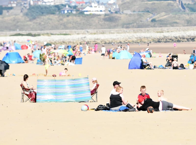A busy beach