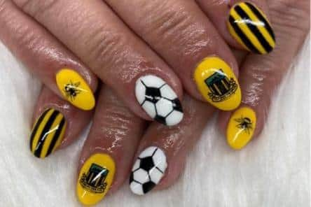 Hebburn Town nails from Halo Hebburn salon