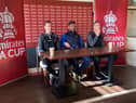 South Shields FC boss Kevin Phillips meets the press.