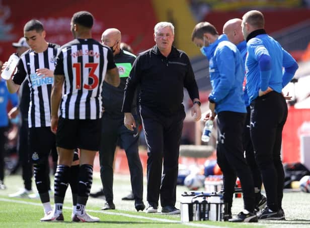 Steve Bruce, Manager of Newcastle United.  (Photo by David Klein - Pool/Getty Images)