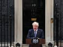 Prime Minister Boris Johnson addresses the nation as he announces his resignation.