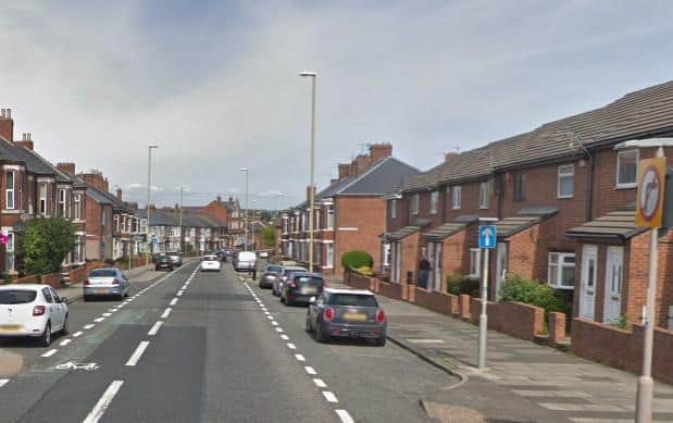 The incident is said to have happened in Moffett Villas, South Shields, last month.