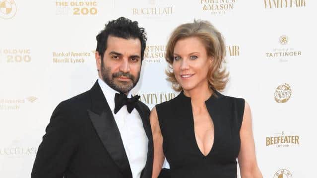 Mehrdad Ghodoussi with wife Amanda Staveley.