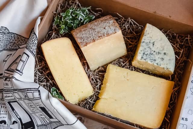 The cheeses featured in the Save British Cheese hampers